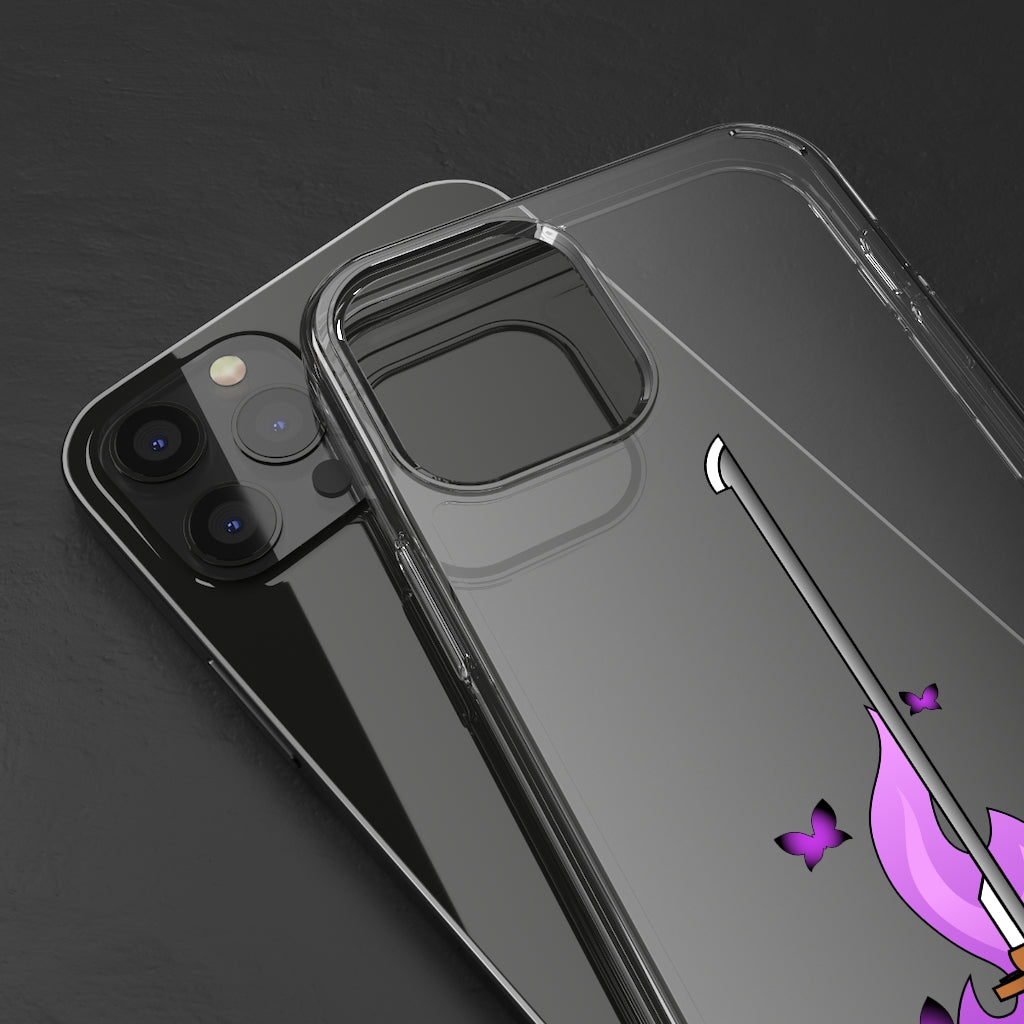 Butterfly Sword - Clear Phone Case